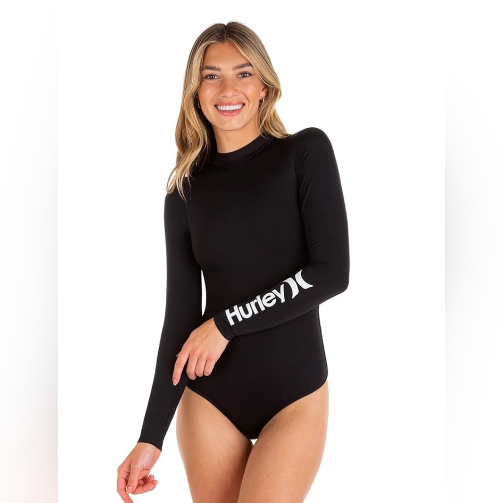Hurley Women's Standard OAO Long Sleeve Retro Surf Suit